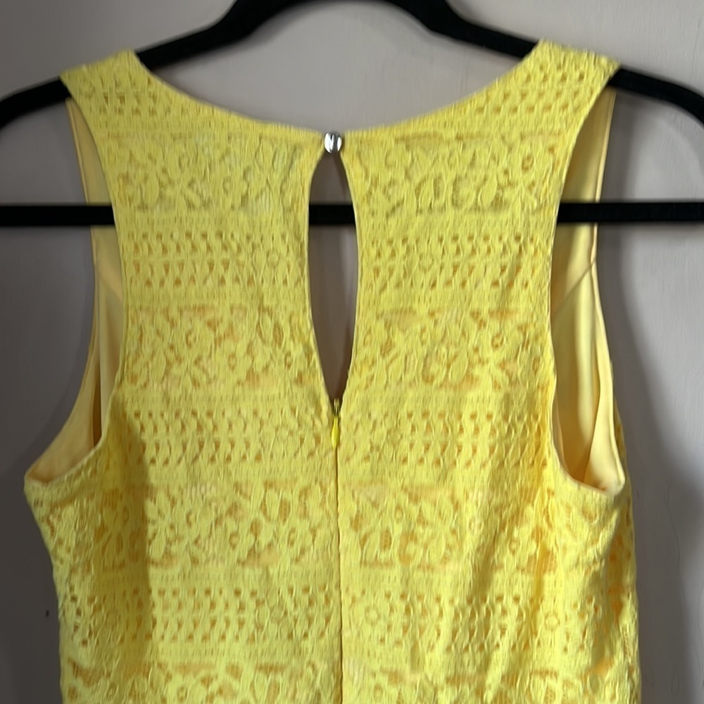 Lulu's Ivory Crochet V-Neck Mini Dress - Picture 8 of 9